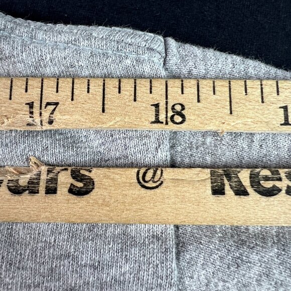 Half Evil 333 Shirt Adult Fits Small Grey Faded Logo Short Sleeve Tee Tag M - Picture 9 of 9